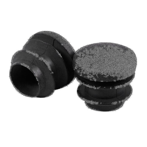 60pcs Black Plastic Blanking End Cap Round Tube Insert Pipe Bung 16mm 2
