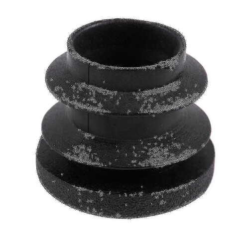 60pcs Black Plastic Blanking End Cap Round Tube Insert Pipe Bung 16mm 1