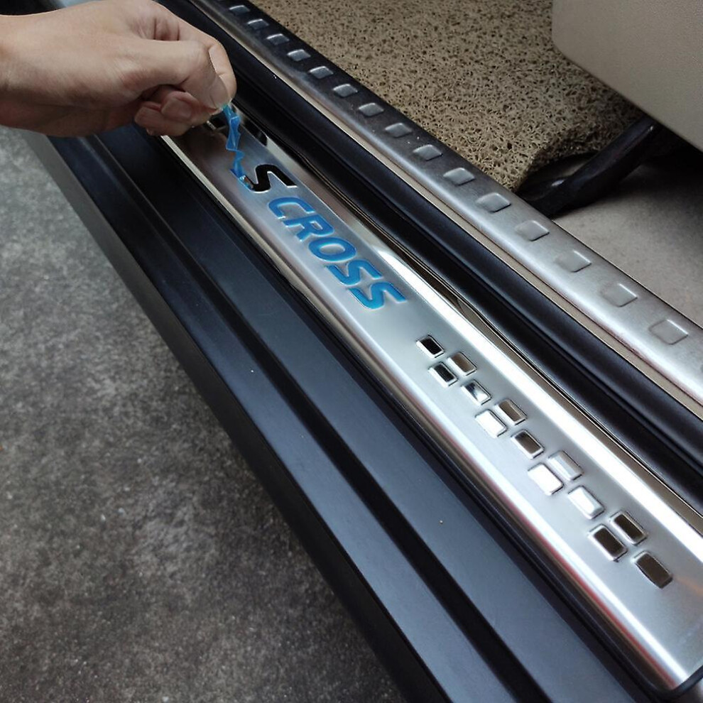 Car Accessories Door Sill Plate For suzuki sx4 scross  2014-2023 Door Sill Strip Protection Auto par