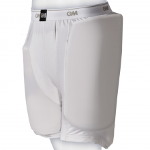 (Large) Gunn & Moore Kids 909 Cricket Padded Shorts Abdominal Guard Pouch Elastic Band