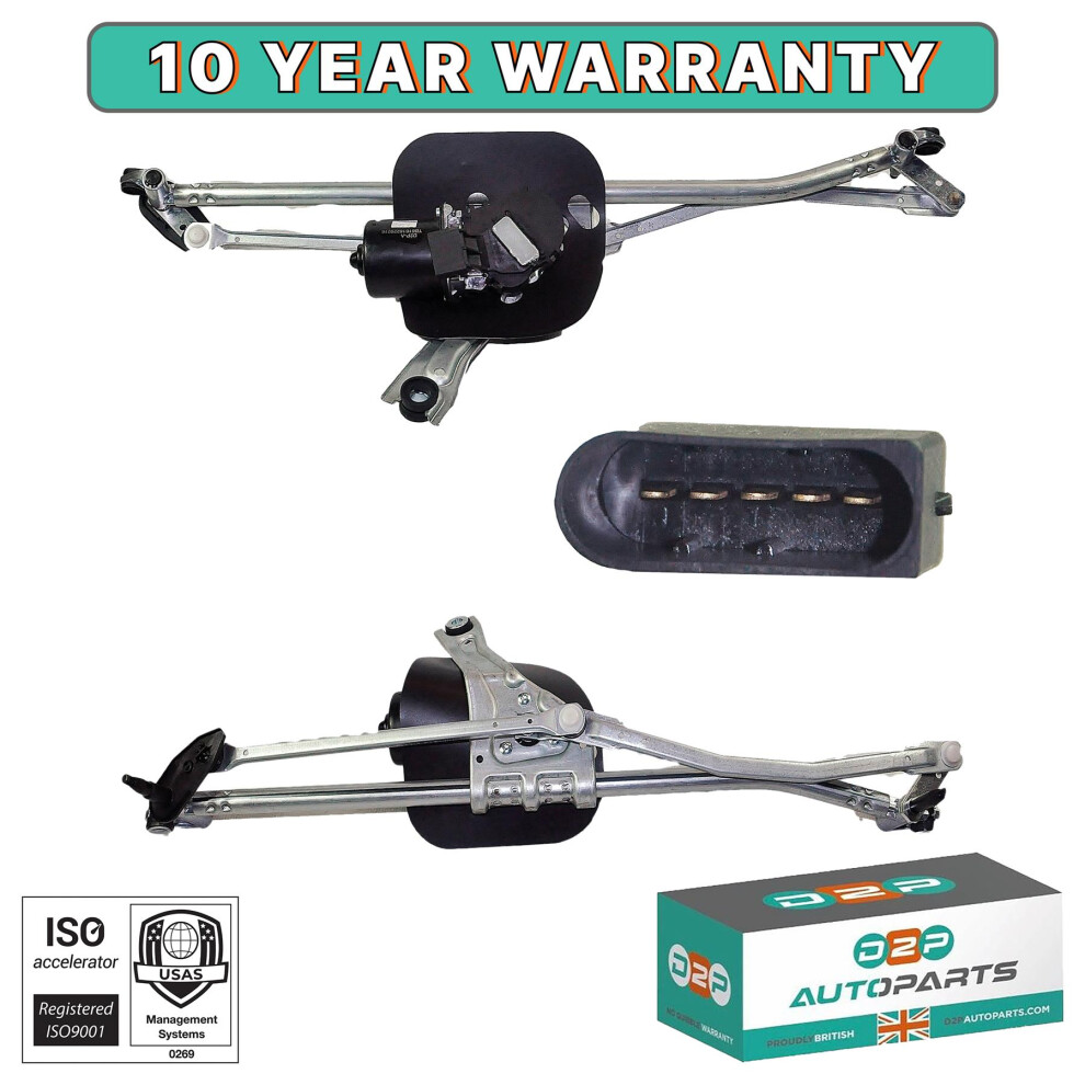 Front Windscreen Wiper Motor & Linkage For Bmw Mini One, Cooper R50 R52 R53 5056167408789