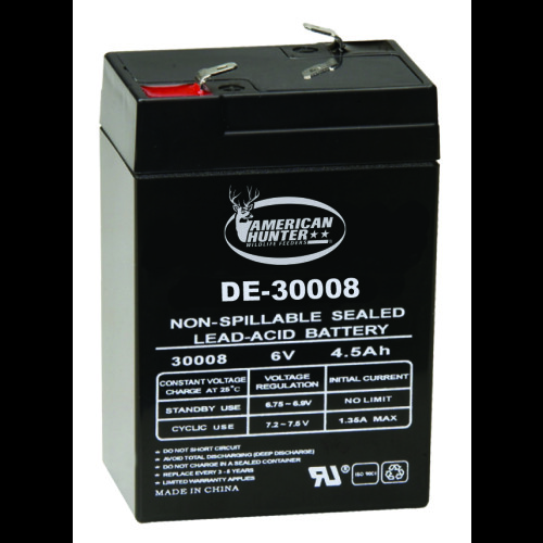 6V 4.5 AMP HR RECHARGEABLE BATTERY