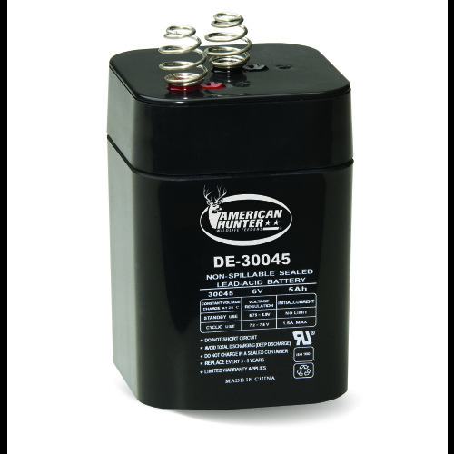 6V 5A Spring Top Rechargable Battery
