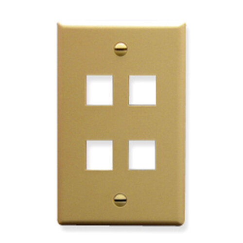 IC107F04IV - 4Port Face Ivory