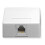 SURFACE MOUNT JACK, 6P6C, WHITE 1