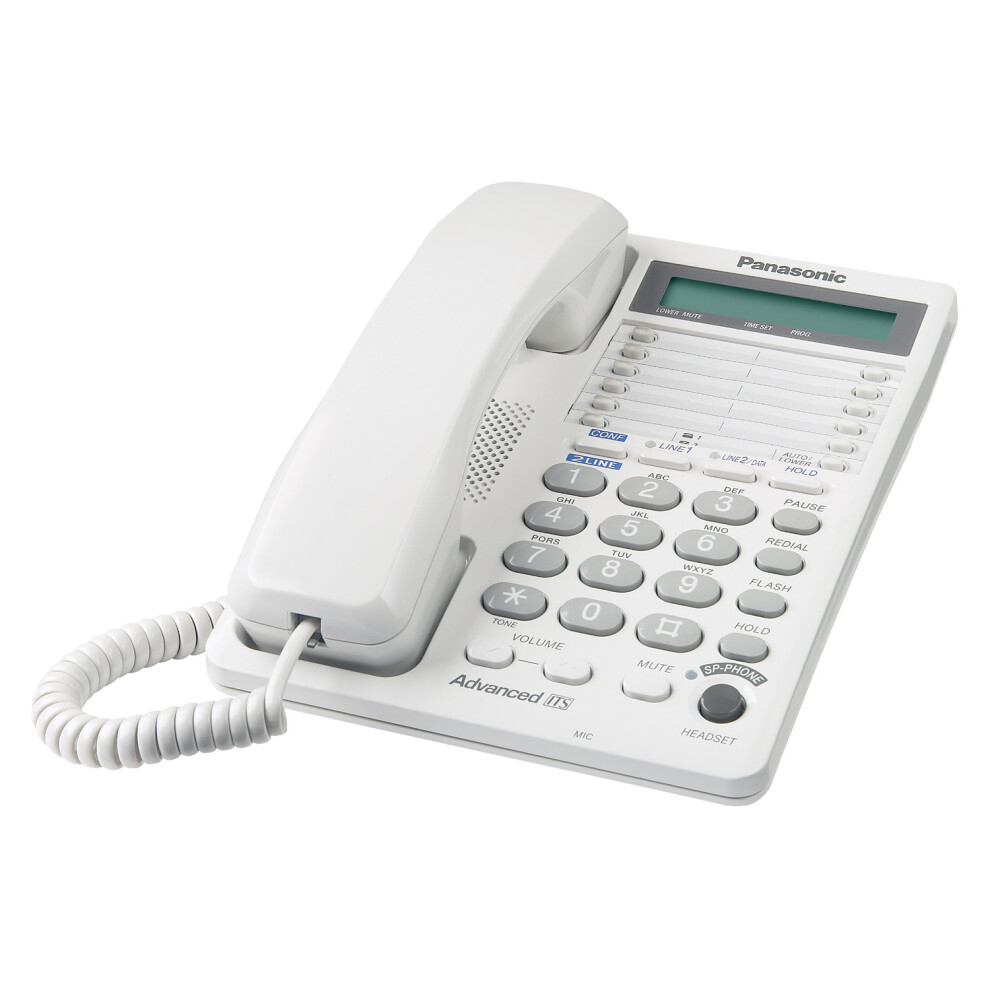 2-Line Feature Phone with LCD White
