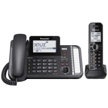 2-Line Corded/Cordless Link2Cell System with 1 Cordless Handset - Sync up to 4 Smartphones, Outlook PC Calls, DECT 1.9GHz