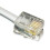 GCLB466025  25' Flat Line Cord 6P4C SV 1