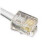 GCLA666050  50' Flat Line Cord - Silver 1
