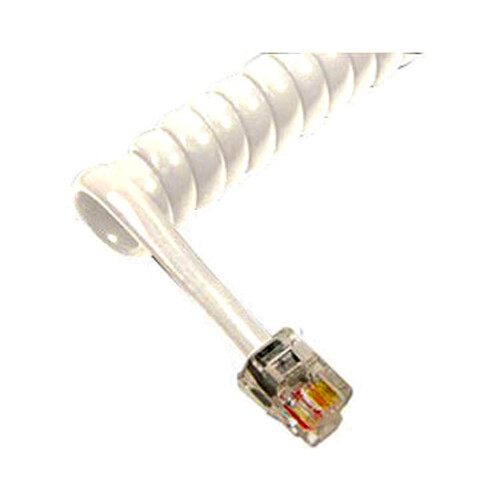 GCHA444006-FWH / 6' Handset Cord - White