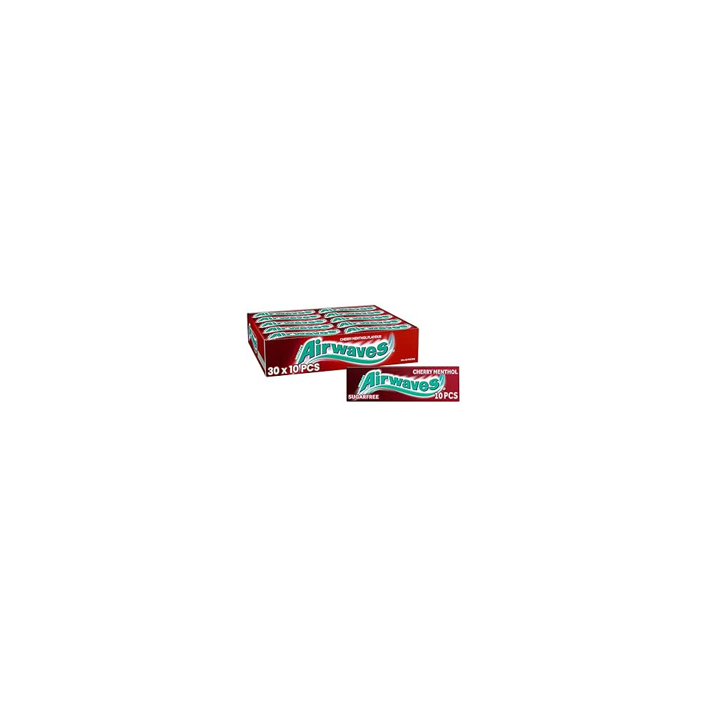 Wrigley's Airwaves Cherry Menthol Chewing Gum(pack of 30)