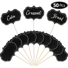 50 Pieces Cheese Markers And Food Tags For Charcuterie Board