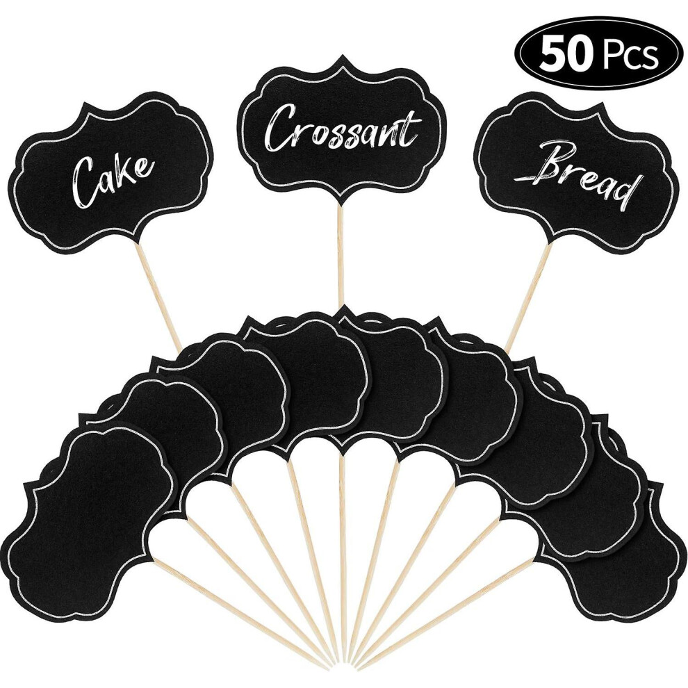 50 Pieces Cheese Markers And Food Tags For Charcuterie Board