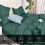 (Emerald , Double ) Luxury Reversible Duvet Covers Quilt Quilted Bedding Set 3