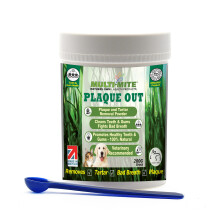 Plaque Out 200g Pot - Tartar Plaque Remover Bad Breath for Dog & Cats