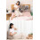 (Purple) Owl Pattern Reading Pillow Backrest Cushion 2