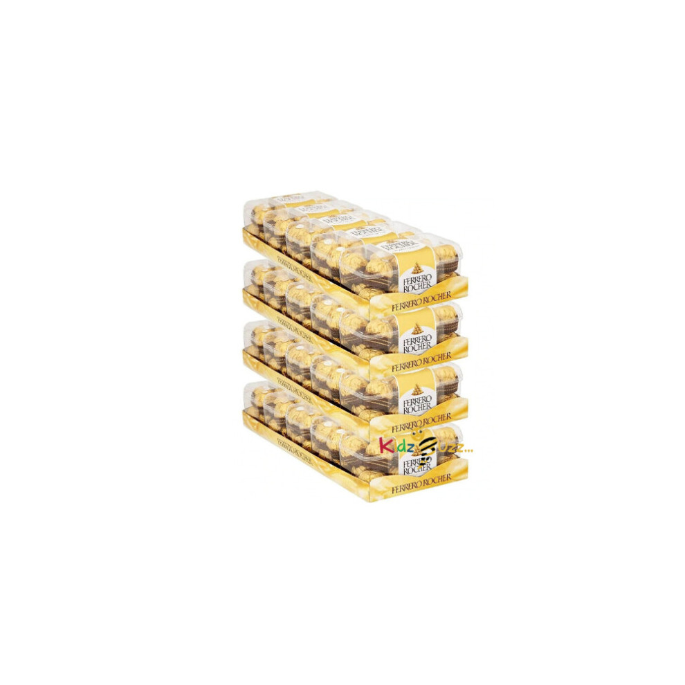 Ferrero Rocher 16 Piece Hazelnut Chocolate Clear Box(pack of 1)