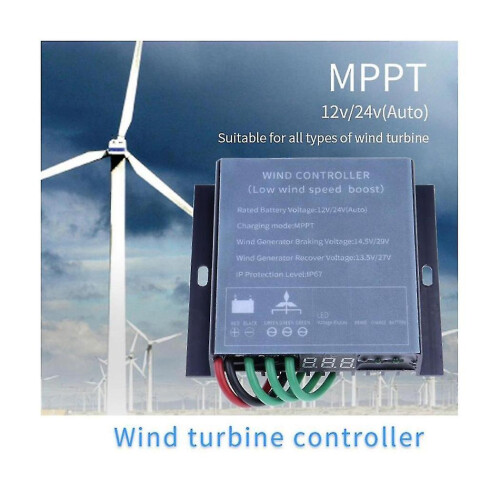 Wind Generator Controller 12/24v 800w Mppt Wind Charge Controller Wind Turbine Generator Controller 1