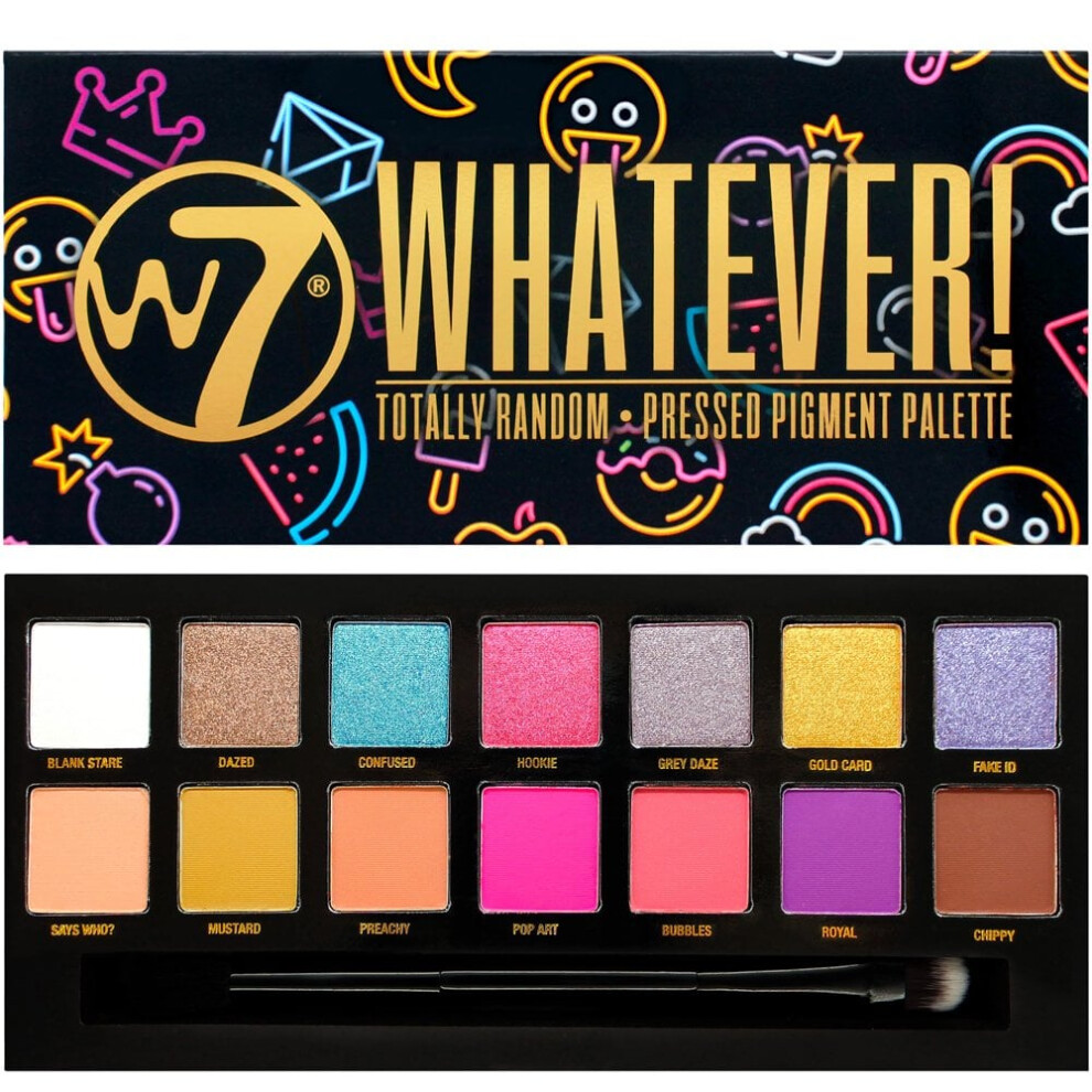 W7 Whatever Pressed Pigment Palette