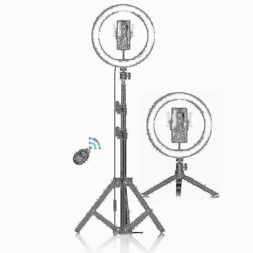 (160cm tripod) Selfie 10" With Tripod Mount Led Ring Light