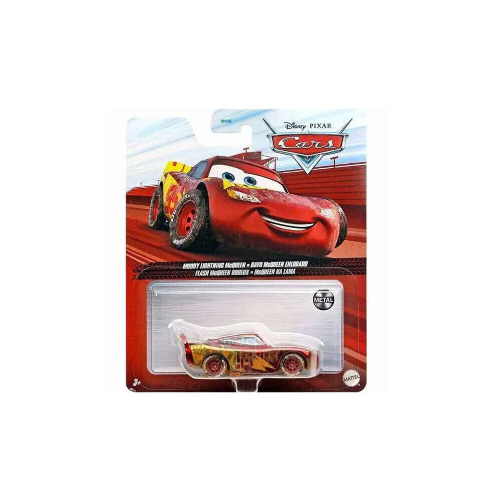 (Muddy Lightning McQueen) Disney Pixar Cars Series 2 Die-Cast Vehicles 1:55