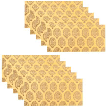(Pastel Orange) Money Envelopes Shagun Wedding Fancy Gift Voucher Cash Wallets Diwali Paisley 10