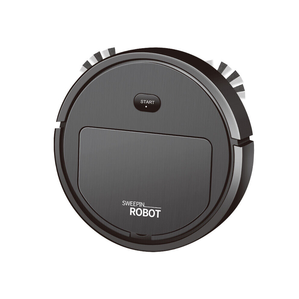 Smart Robot Vacuum Cleaner 3-In-1 Household Cleaning Machine Black