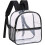 Clear Mini Backpack Stadium Approved, Water Proof Transparent Backpack For Work 1