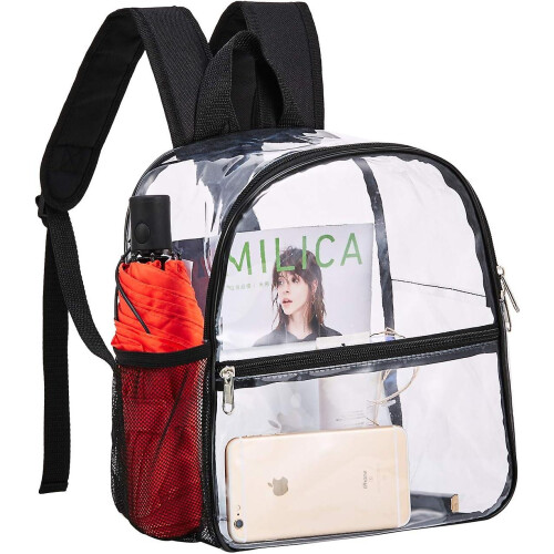 Clear Mini Backpack Stadium Approved, Water Proof Transparent Backpack For Work 2