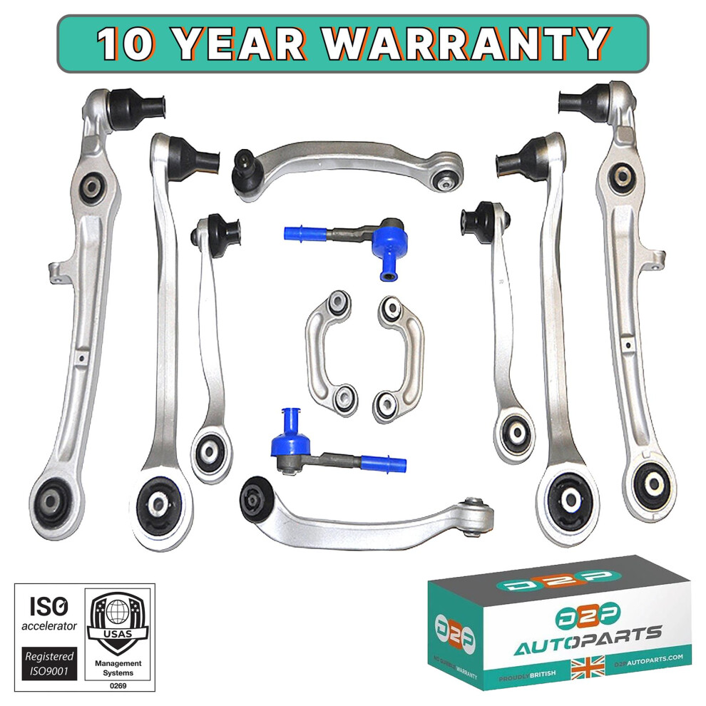 FRONT SUSPENSION WISHBONES TRACK CONTROL ARM ARMS KIT FOR AUDI A6 (C6) 4F0498998