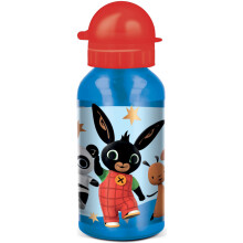 Bing Bunny Aluminium Water Bottle 500 ml - 19 cm tall - Spout & Lid