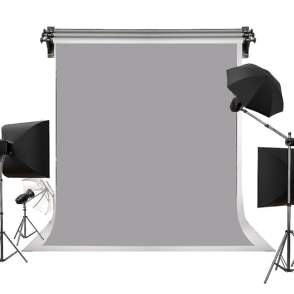 150X220cm Backdrop Photo Background Solid Backdrop Pure Backdrop Photography Props Printed Backdropsphotographers Photo Backdrop C-7476 Gray 9158807159986