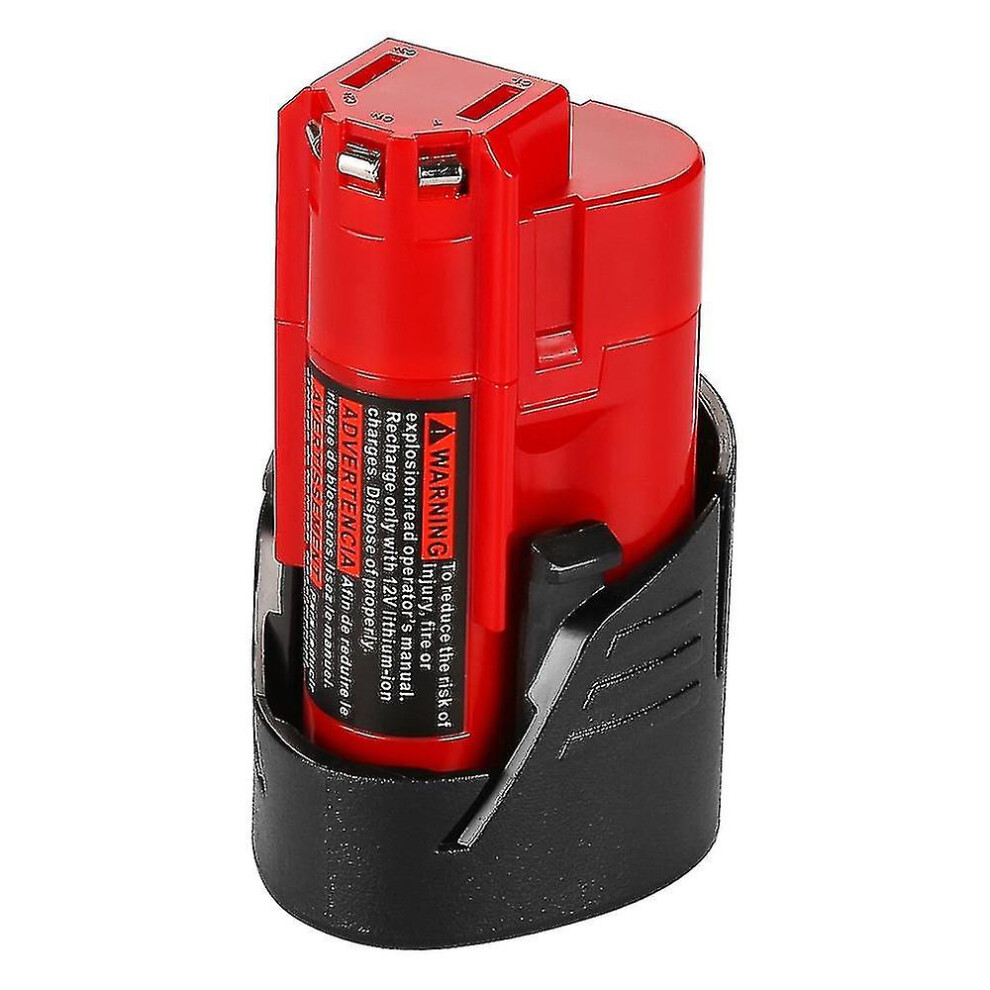 1.5ah 12v 12 Vlot M12 Li-ion Cordless Power Tools Battery For Milwaukee 48-11-2401 48-11-2402 48-11-2411 M12 Xc Free Ship