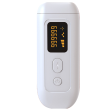 Dispositivo de depilación indolora Kt05 para rostro y cuerpo, color blanco