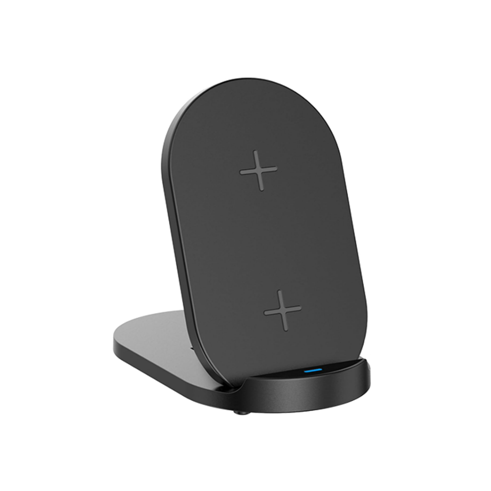 Chronus Wireless Charger, 15W Fast Iphone Charging Stand, Wireless Charging Station For Iphone 15/14/13, Foldable Travel Charger(Black) Black 6976918362209