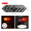 Remote Control Helmet Light USB Rechargeable Remote Helmet Light Waterproof Bicycle Helmet Warning Light(Black) 5