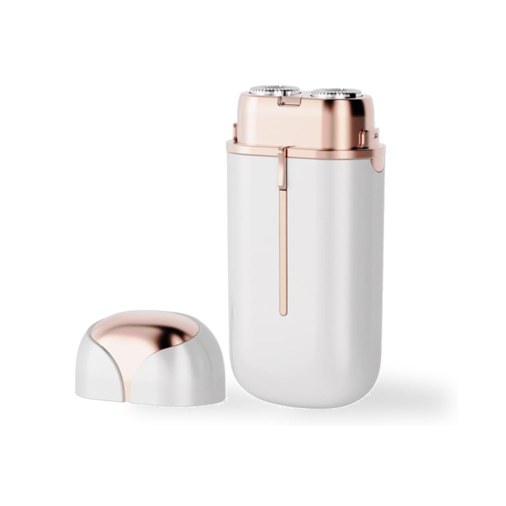 Photos - Shaver Chronus Facial Hair Remover for Women, Painless, Rechargeable, White