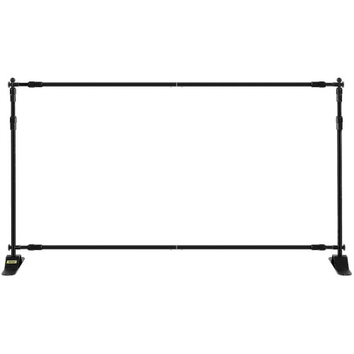 10" X 8" Backdrop Banner Stand Adjustable Telescopic For Trade Show 1
