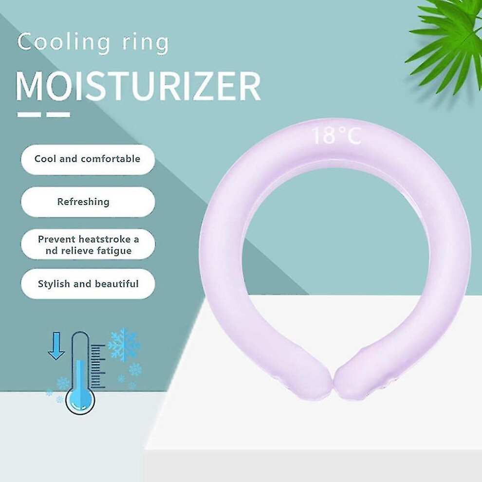 Summer Neck Ice Pack Cooling Tube Cools Instantly Reusable Neck Cooler Therapy For Swelling, Bruises Reusable Neck