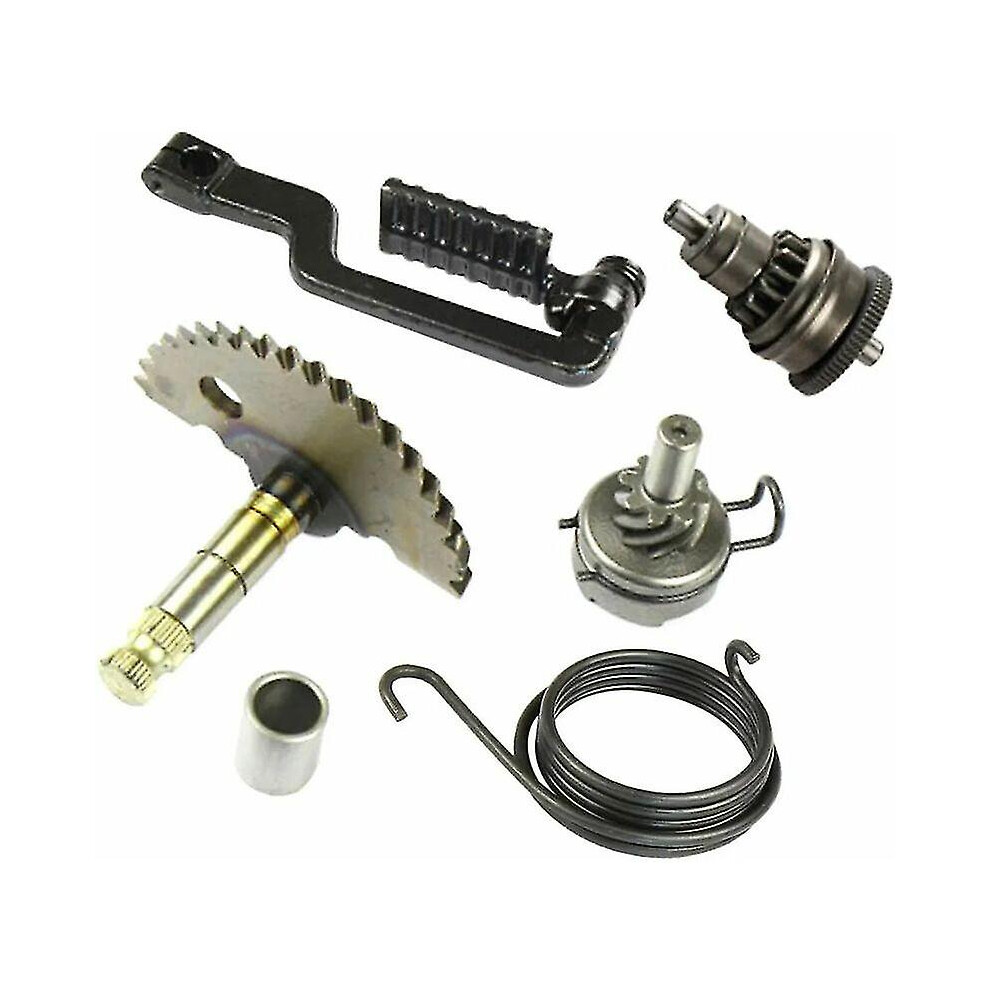 Kick Shaft Assembly Starter Gear Motor For Gy6 50cc 60cc 80cc 4 Stroke Scooter