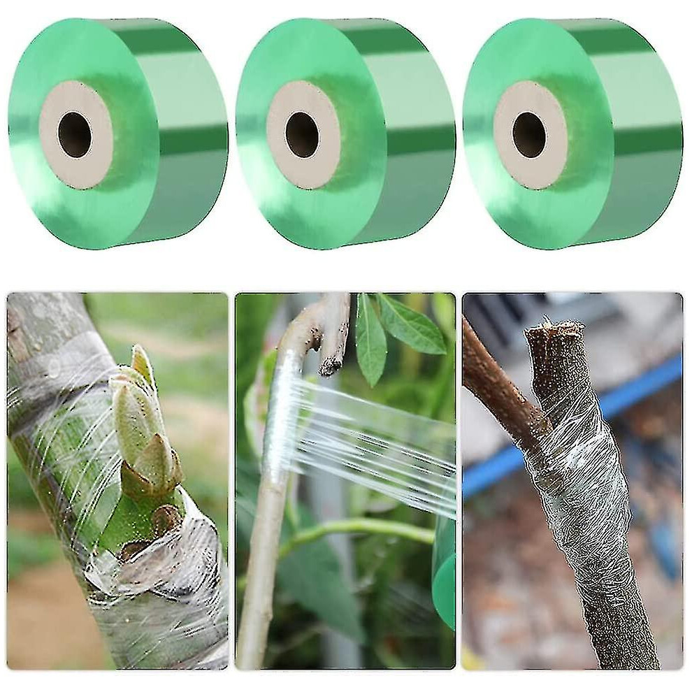 Self-adhesive Grafting Tapes - 3 Rolls Of 100m Nursery Tape For Grafting Fruit Trees And Plants