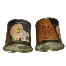 2x Bloc Foie Gras Canard 2 x 200g Sud-Ouest with Pieces Duck Gourmet