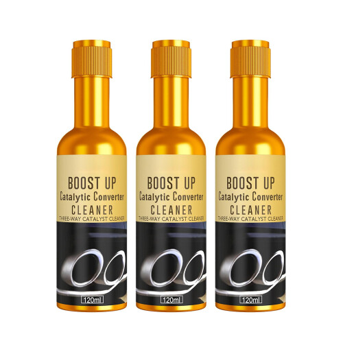 3 Pcs Boost Up Vehicle Engine Catalytic Converter Cleaner Multipurpose Deep Cleaning