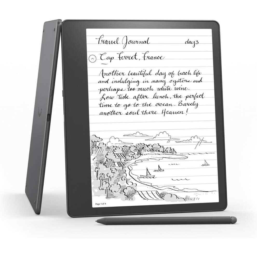 Kindle Scribe (32 GB), the first Kindle and digital notebook, all in one, with a 10.2" 300 ppi Paperwhite display, includes Premium Pen