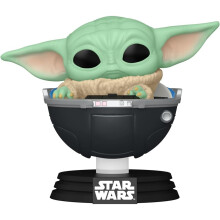 Funko Pop! Star Wars: The Mandalorian - Grogu mit Kinderwagen
