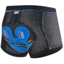 (Blue, S) Mens Cycling Short 3d Padded Gel Cycling Undershorts Breathable Bicycle Cycling Underwear Bicycle Short