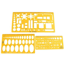 3pcs Professional Design Drawing Ruler
