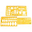 3pcs Professional Design Drawing Ruler 1