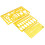 3pcs Professional Design Drawing Ruler 3