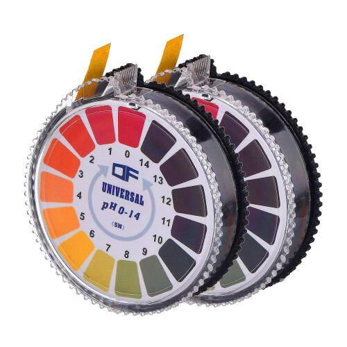 2pcs Ph Test Paper Strip Roll Full Range Accurate Measuring Universal Acid Testing Papers Ph Indicator Strips